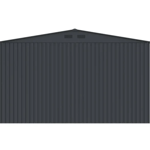 Torben redskabsskur 20,5 m², stål, mørkegrå