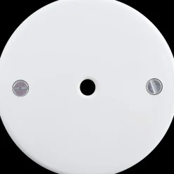 Udløbsdæksel Ø 80mm hvid