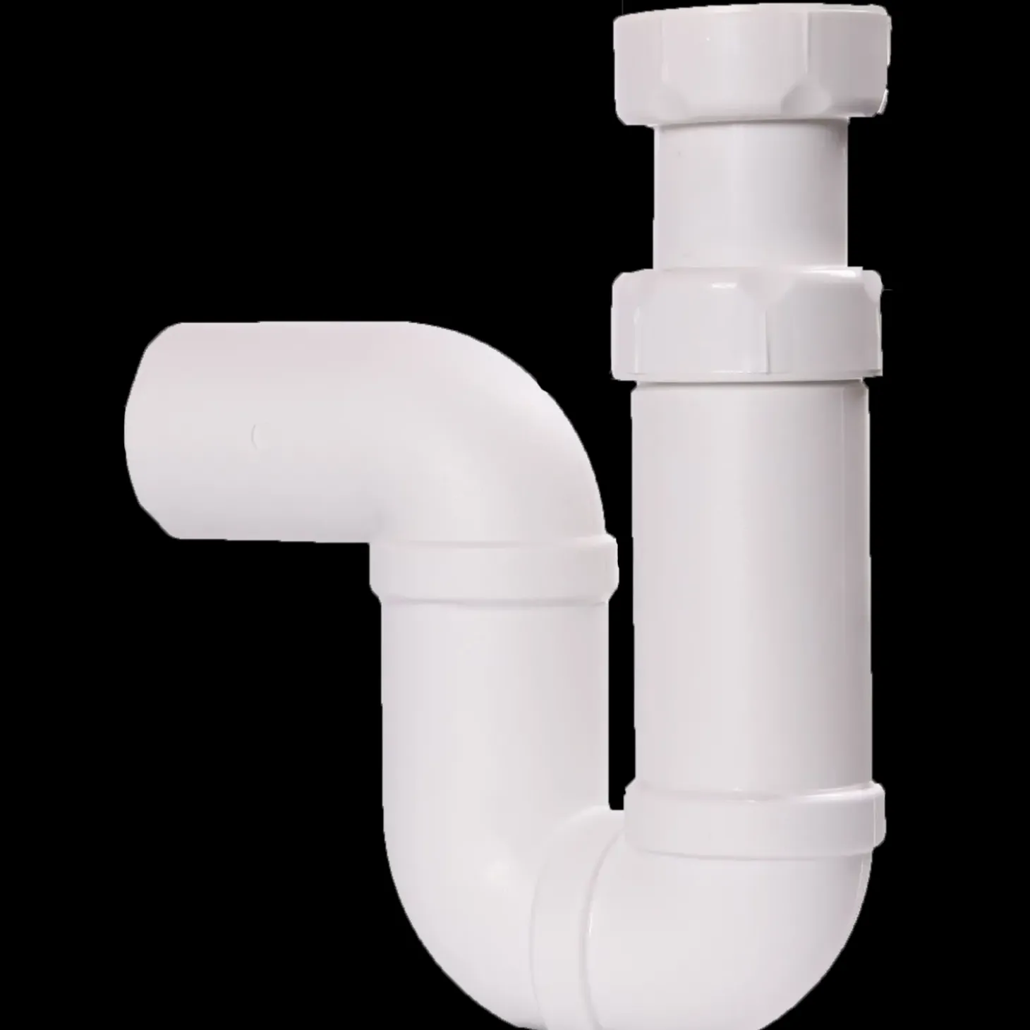 Vandlås t/håndvask 1 1/4"x40 mm hvid