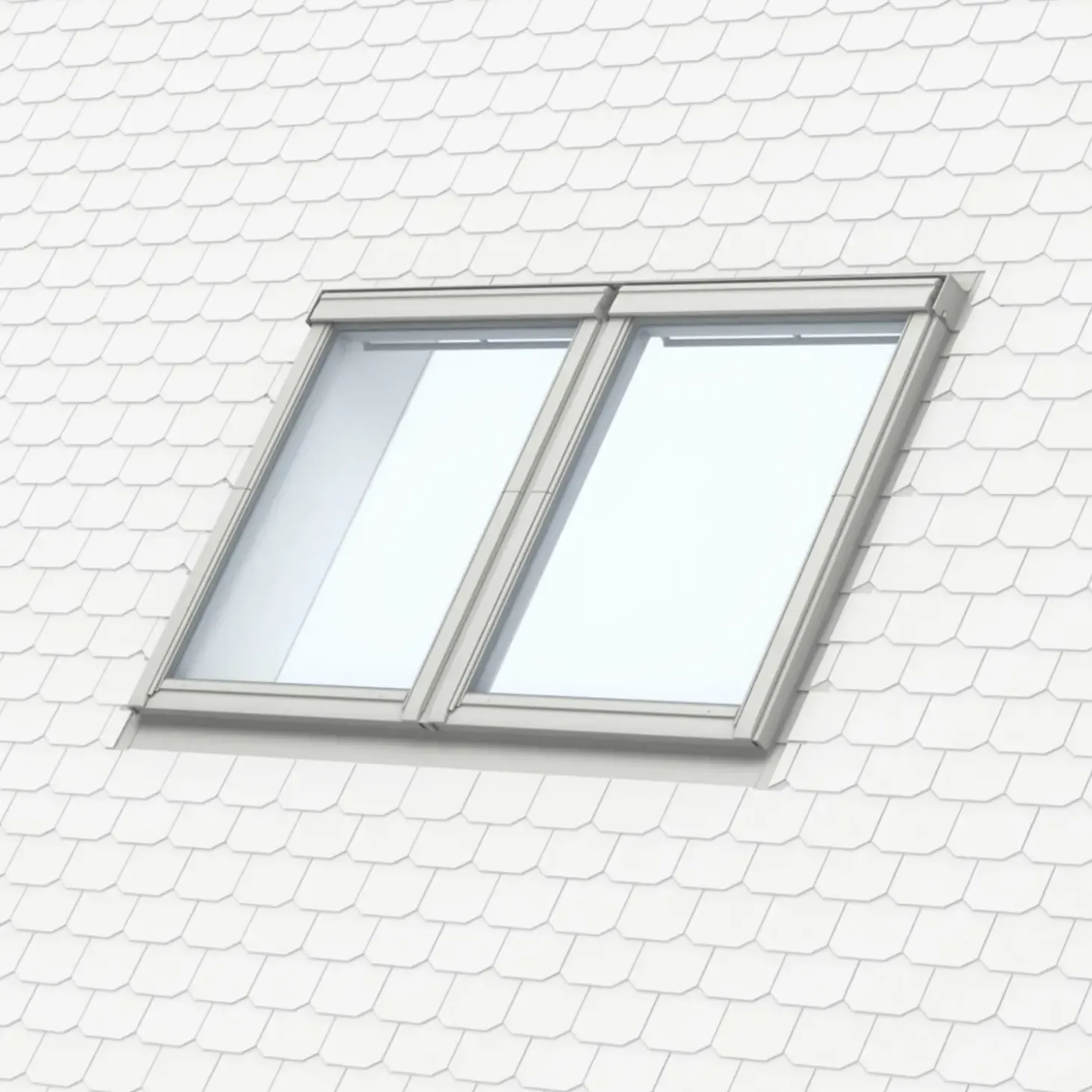 Velux EBL MK04 tvillingeinddækning til fladt tag 78x98 cm