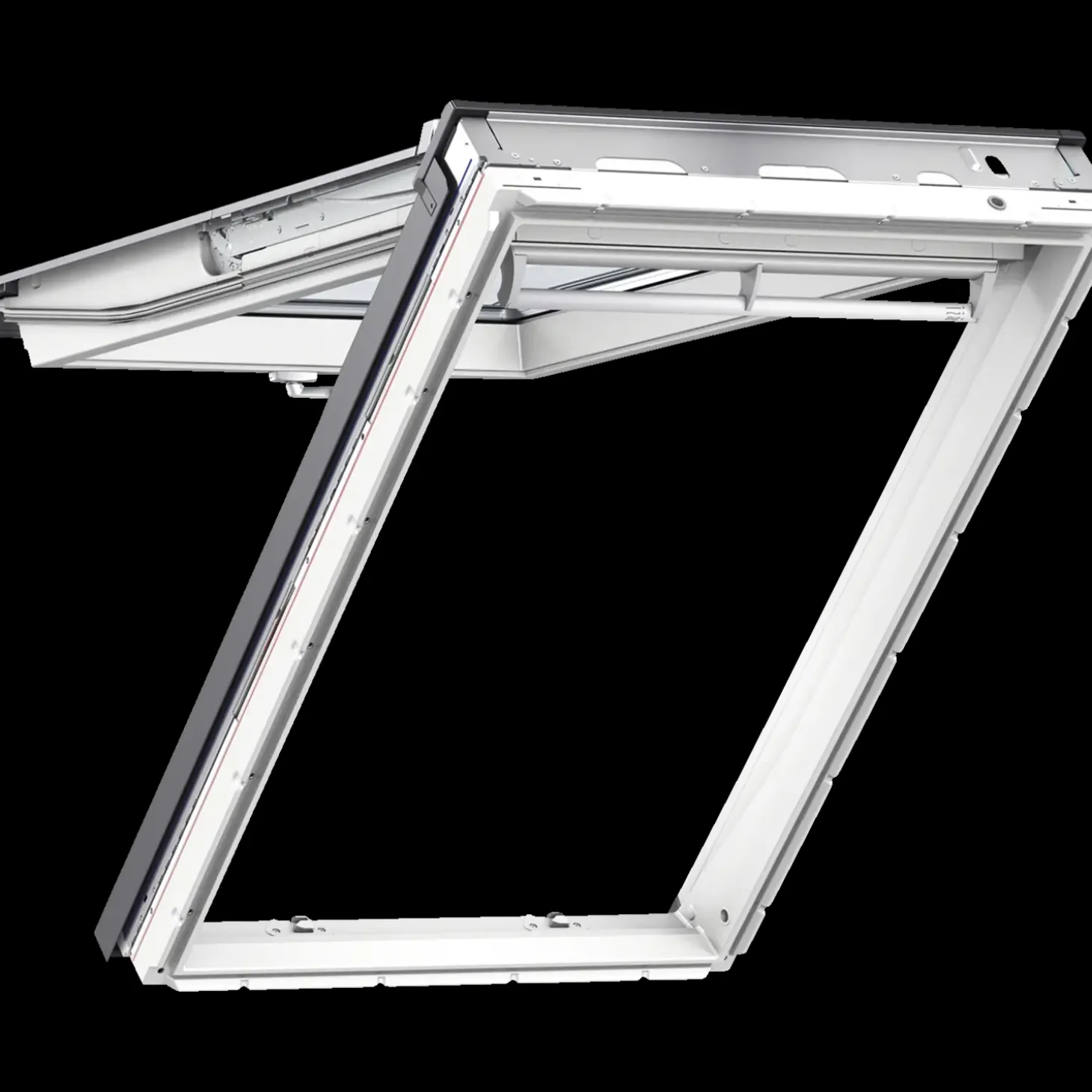 Velux GPU MK06 0066 tophængt 3-lagssuperlavenergi polyuretan vindue hvid 78x118 cm