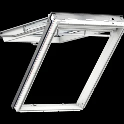 Velux GPU MK04 tophængt vindue, hvid polyurethan, 78x98 cm