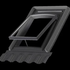 Velux GVO 0059P fredningsvindue m/inddækning, sort 2-lags 54x76 cm