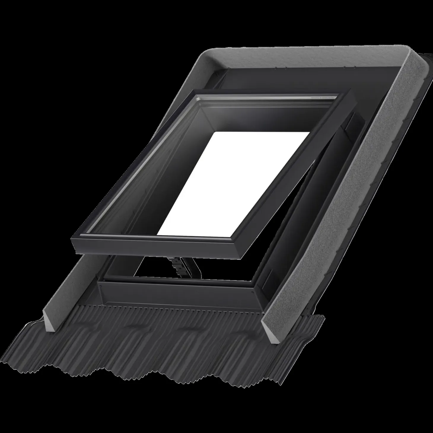 Velux VLT 0000Z tagvindue 2-lags, alu/polyurethan 46x61 cm