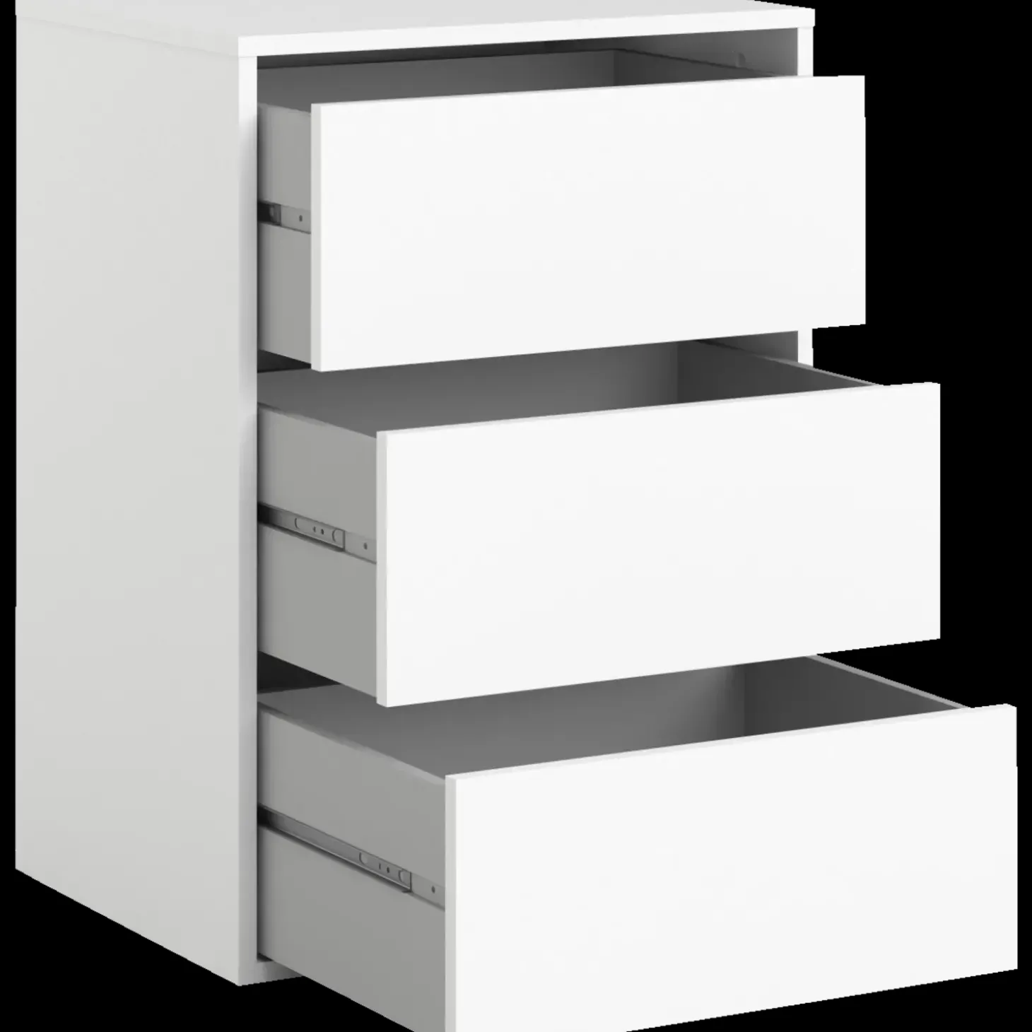 Verona skuffeindsats m/3 skuffer hvid