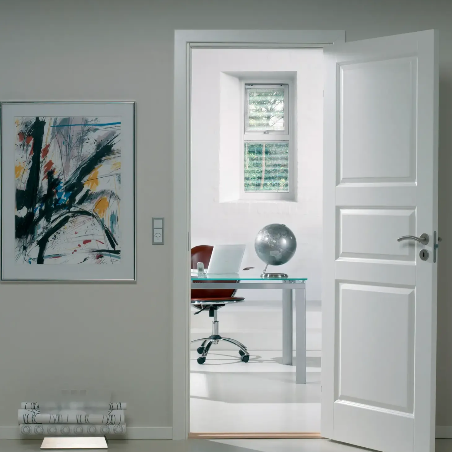 Viljandi Finland massiv dør 825x2040 mm hvid