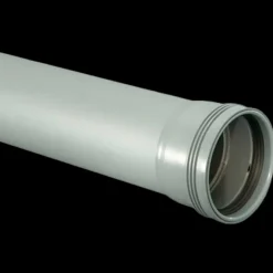 Wafix ht/pp afløbsrør med muffe grå 110x1000 mm