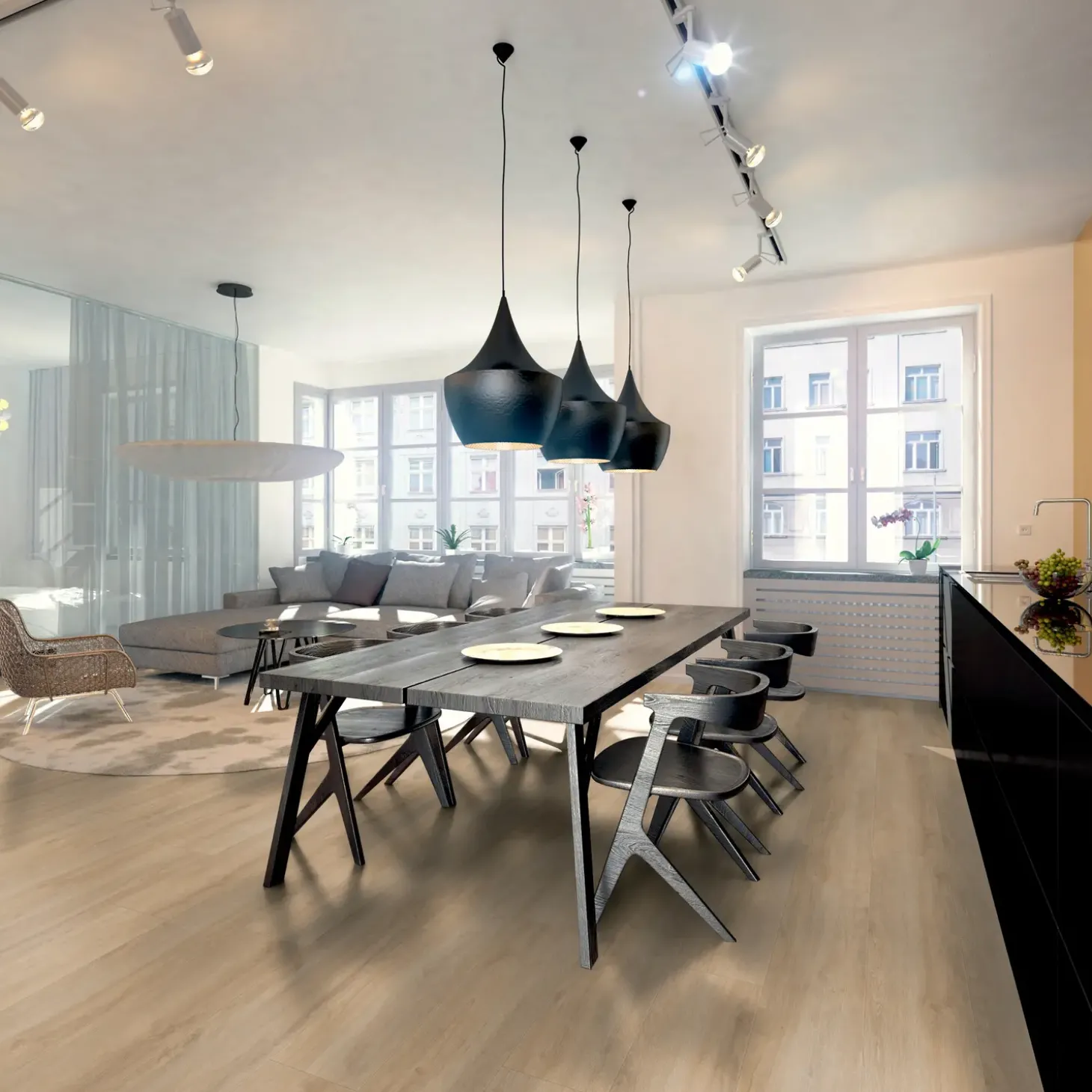 Wallmann Heritage laminatgulv eg lys 8x244x1380 mm