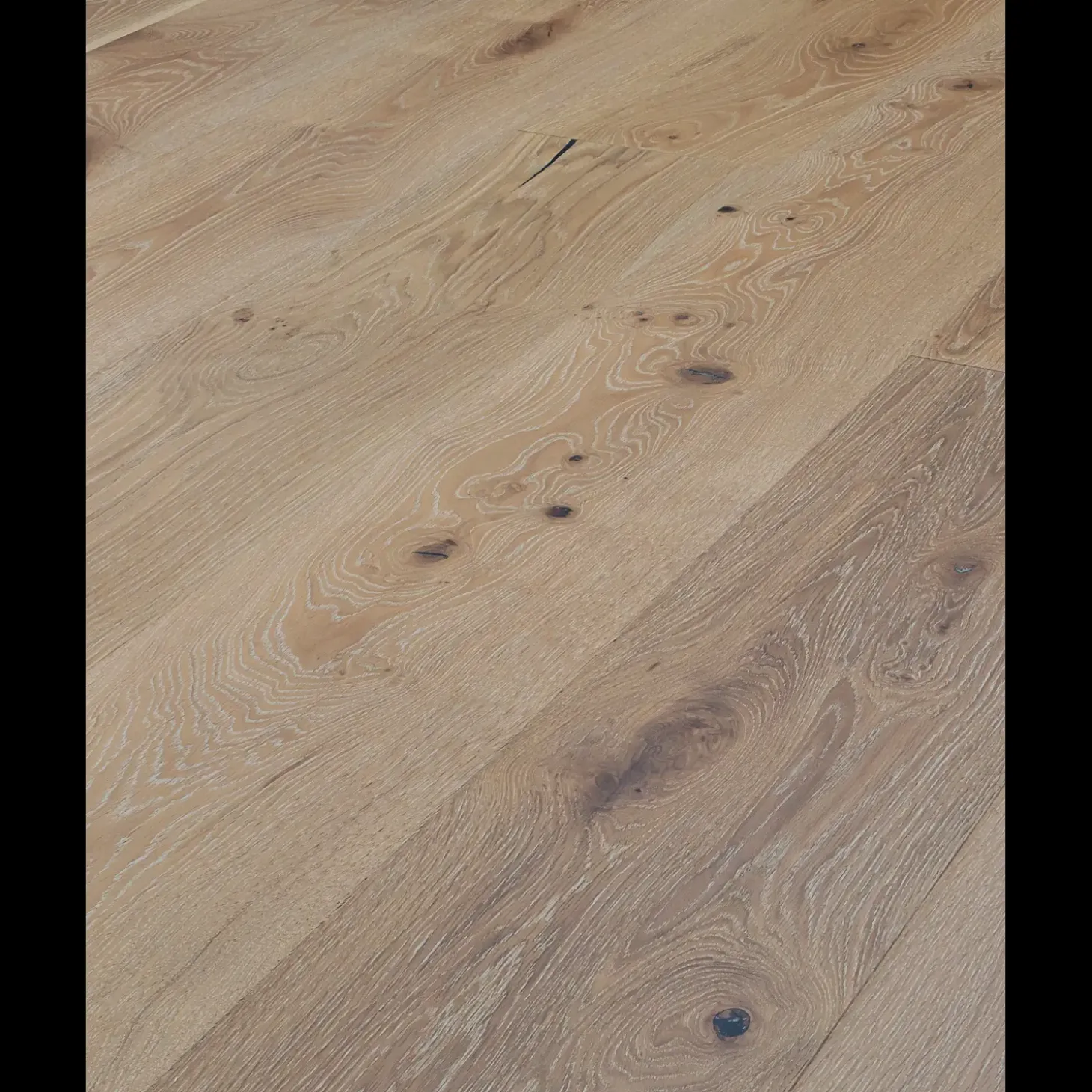 Wallmann herregårdsplank laminatgulv rustik/børstet hvid matlak 260x2200x15 mm