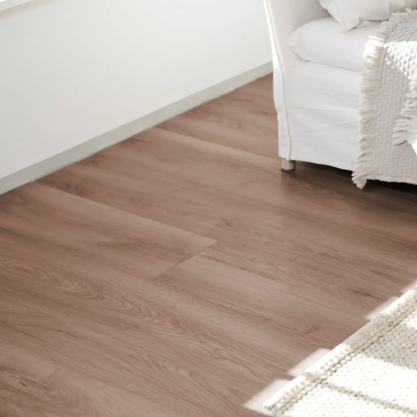 Wallmann Organic silent hybridgulv lys brun eg 245x2003x9 mm