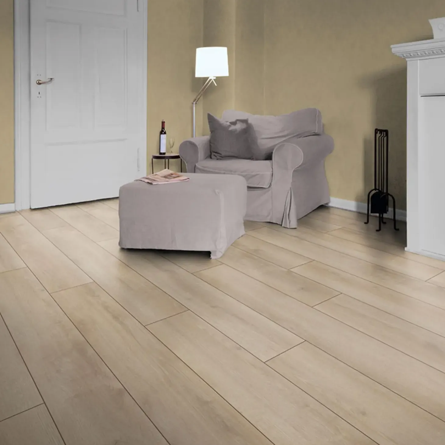 Wallmann Planke Laminatgulv advanced 1380x193x8 mm Eg Sommer