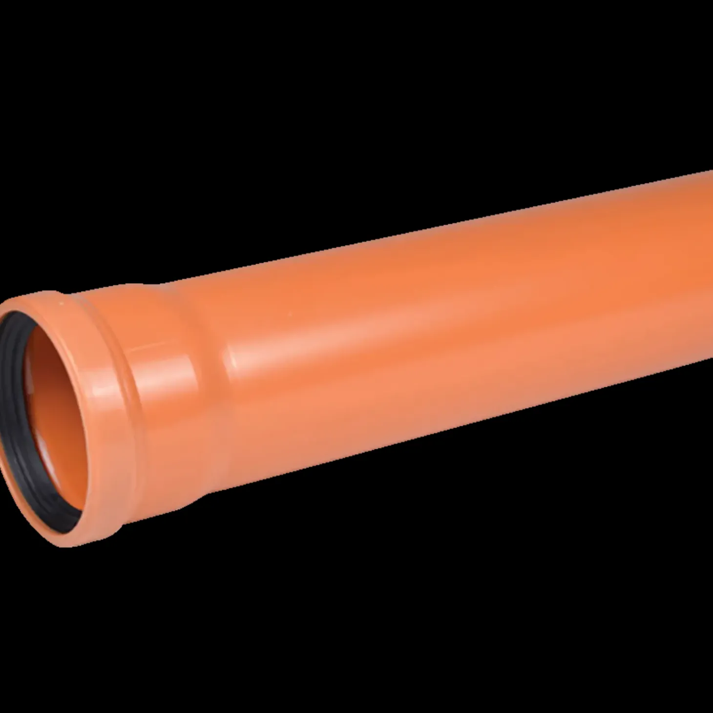 Wavin kloakrør PVC-ML rød 110x1000 mm