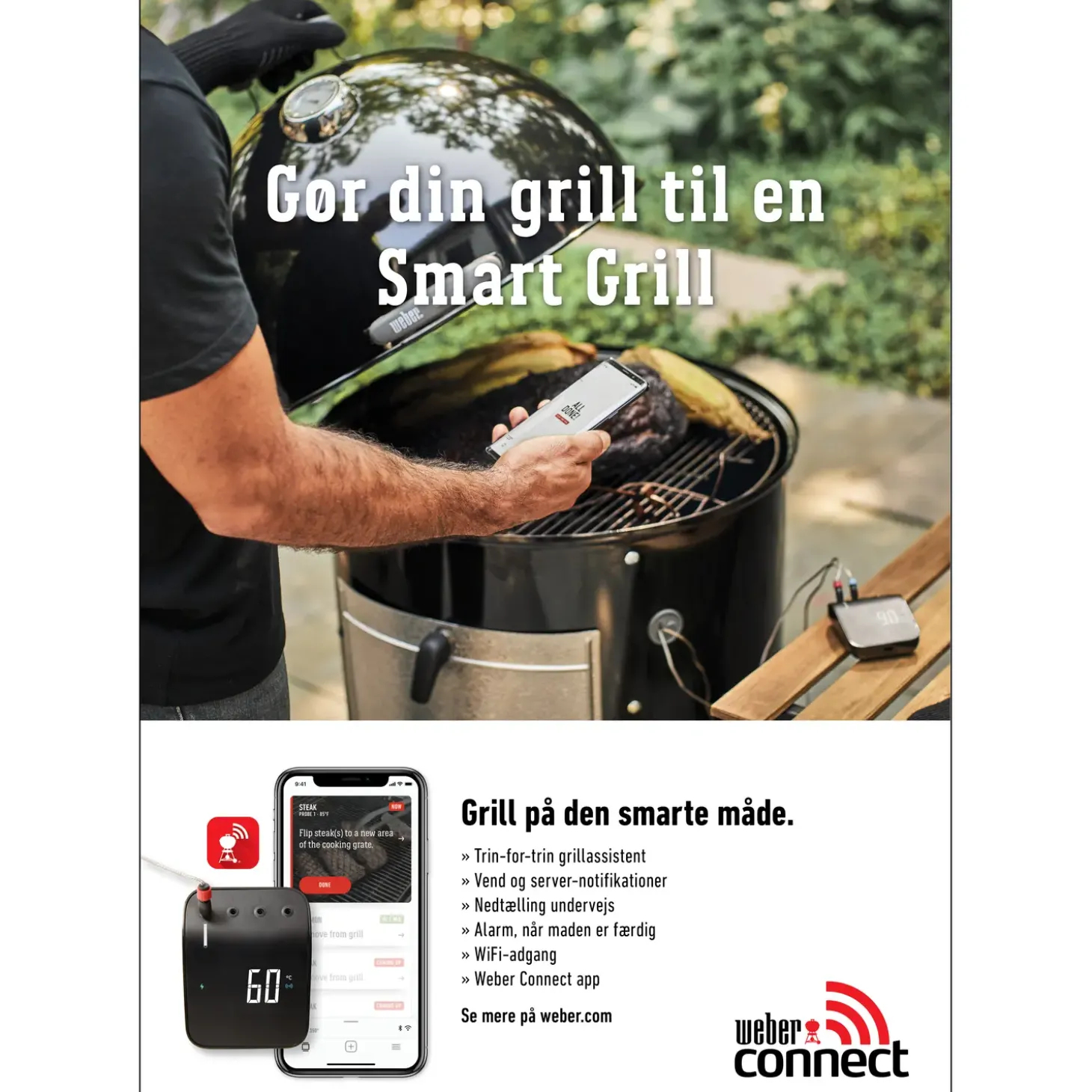 Weber Connect Smart Grilling Hub stegetermometer