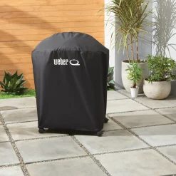 Weber® Premium langt grillbetræk Q1000N/Q2000N-serien m/stand eller vogn (fra 2025)