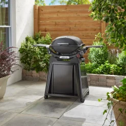 Weber® Premium langt grillbetræk Q1000N/Q2000N-serien m/stand eller vogn (fra 2025)