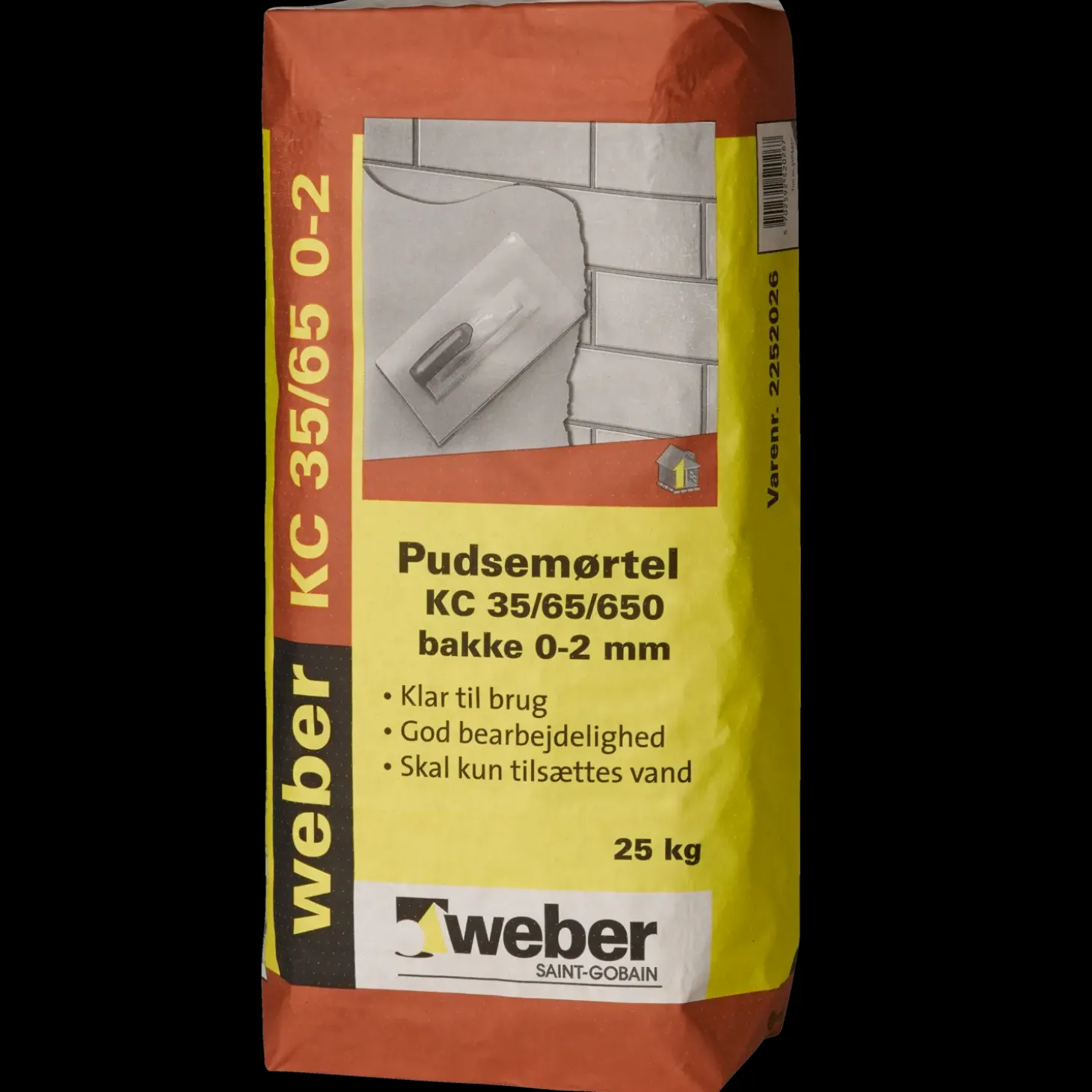 Weber puds KC 35/65/650 0-2 mm 25 kg