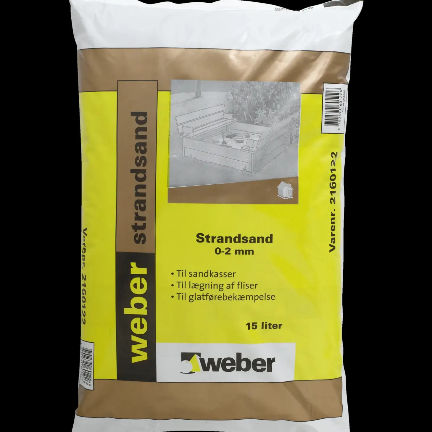 Weber strandsand 0-2 mm 15 L
