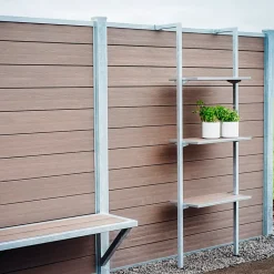 Wimex Livø Prime hegnsbræt 16x160x1800 mm Umber