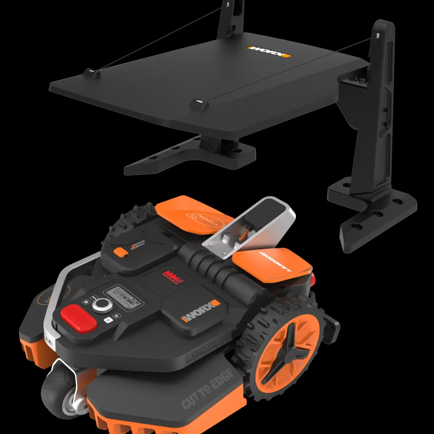 Worx Vision WR216E robotplæneklipper 1600 m² inkl. garage